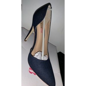 JustFab Lexie heels in Denim